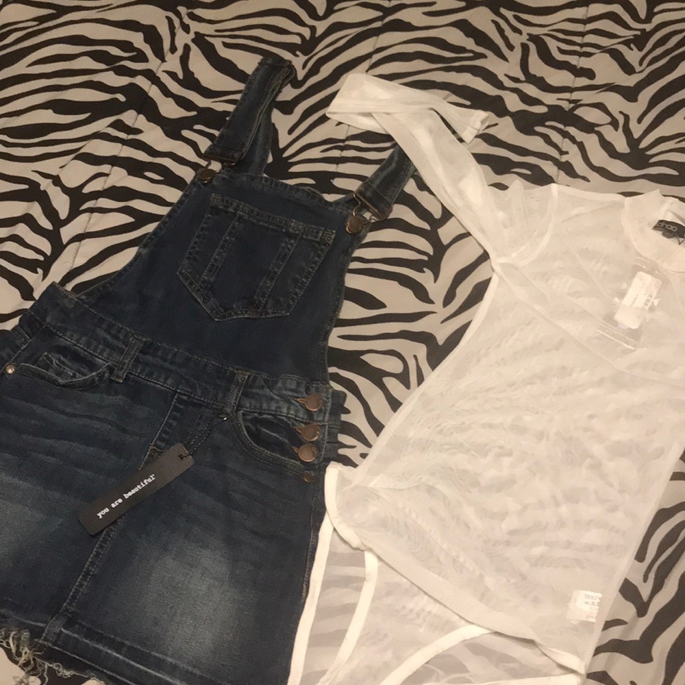 2 piece jean jumper